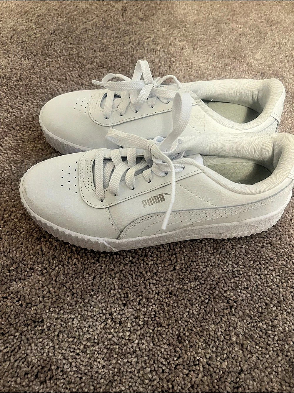 Puma Carina Lift White Sneakers US 9